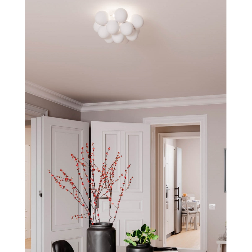 ByRydens - Loftlampe GRANDE 3xG9/4W/230V hvid diameter 30 cm