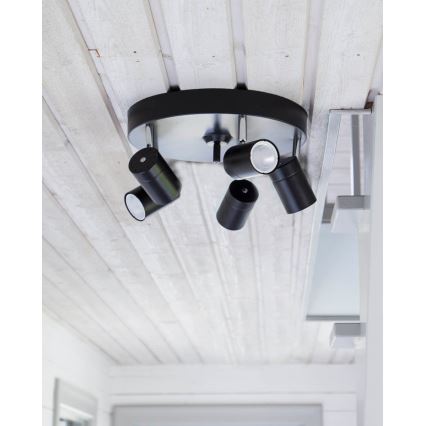 ByRydens - Spotlampe CORRECT 5xGU10/7W/230V hvid diameter 30 cm
