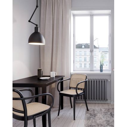 ByRydens - Pendel på stang BAZAR 1xE27/5W/230V sort