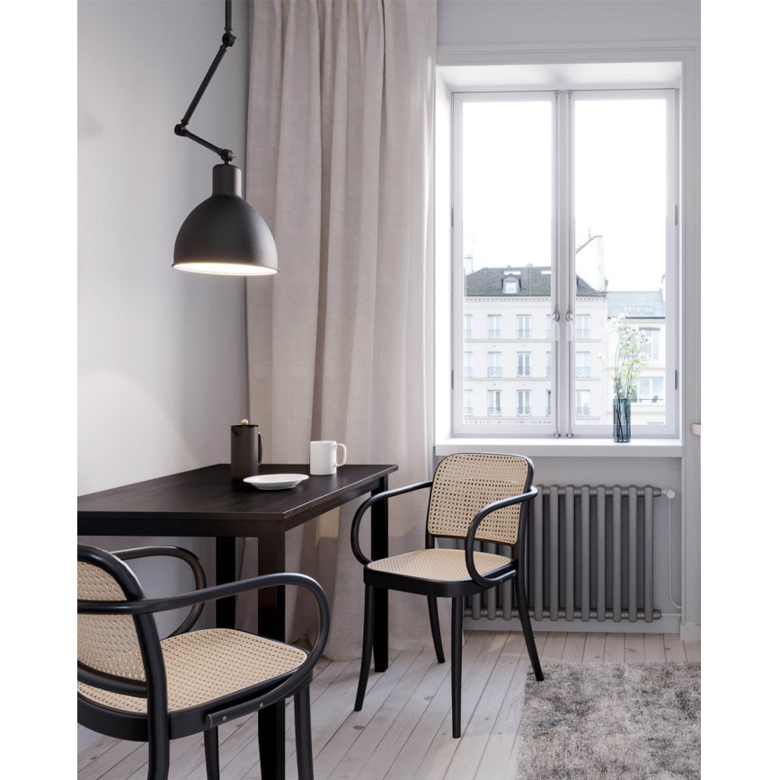 ByRydens - Pendel på stang BAZAR 1xE27/5W/230V sort