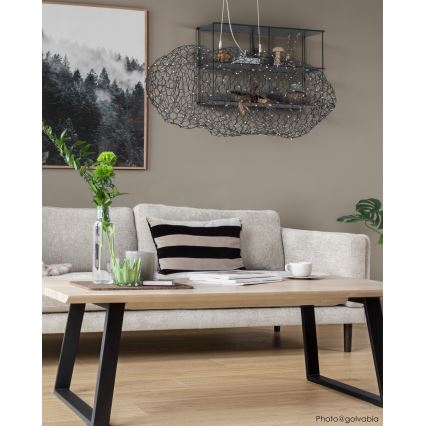 ByRydens - LED pendel HAYDEN LED/15W/230V sort