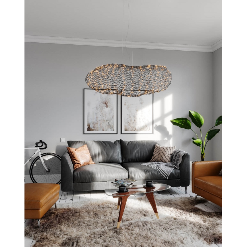 ByRydens - LED pendel HAYDEN LED/20W/230V sort