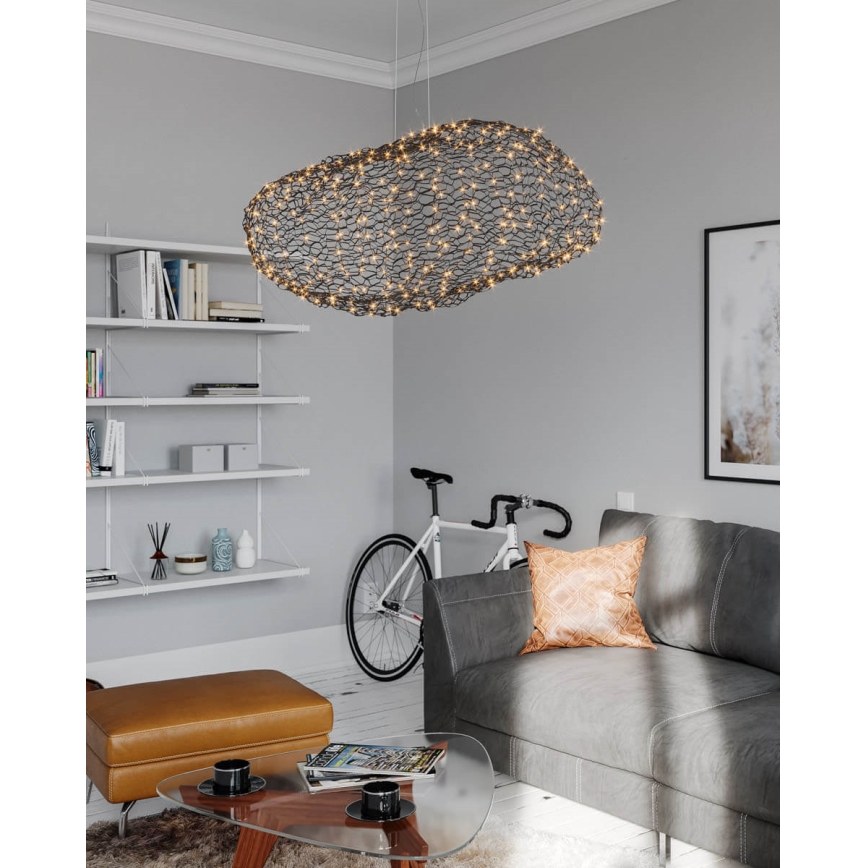 ByRydens - LED pendel HAYDEN LED/20W/230V sort
