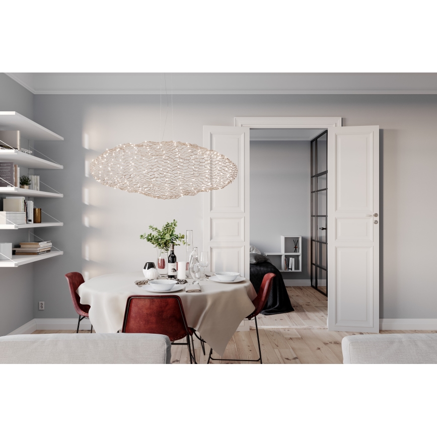 ByRydens - LED pendel HAYDEN LED/20W/230V guldfarvet