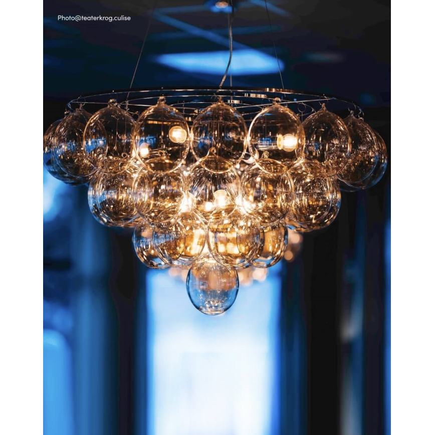 ByRydens - Kabelpendel GROSS GIANT 8xE27/8W/230V