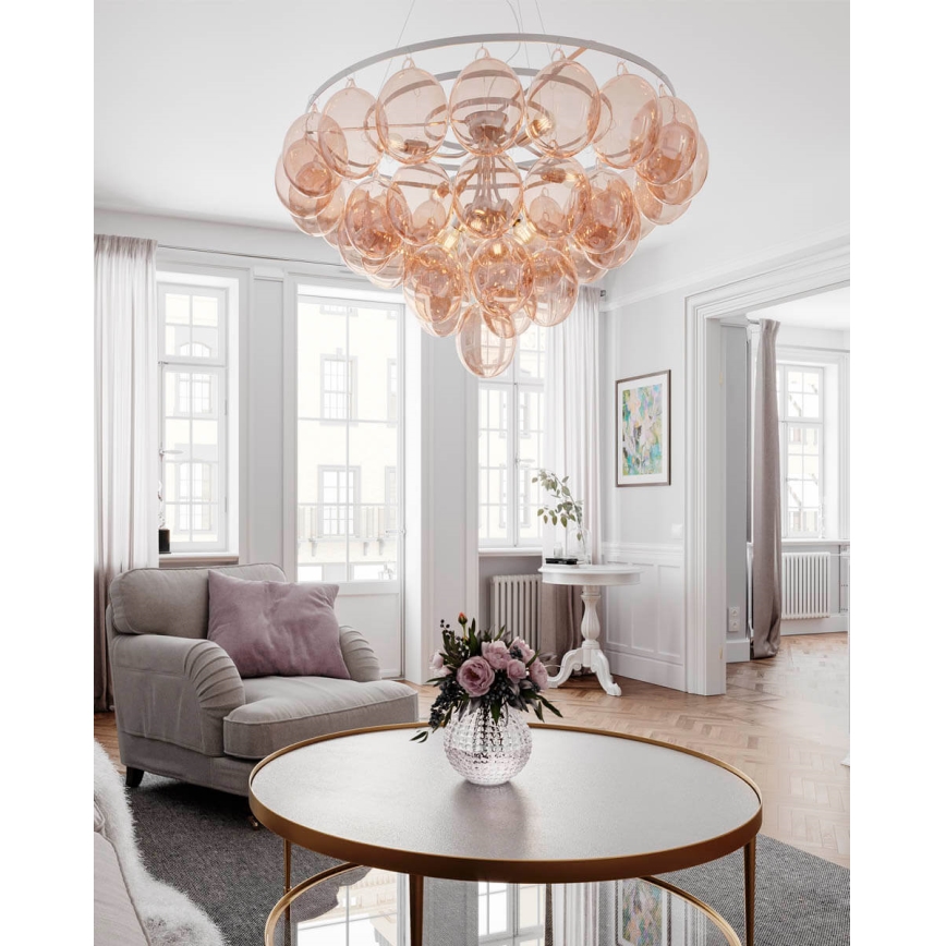 ByRydens - Kabelpendel GROSS GIANT 8xE27/8W/230V