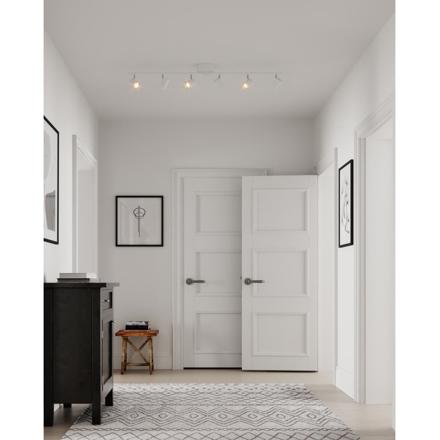 ByRydens - Spotlampe CORRECT 6xGU10/7W/230V hvid