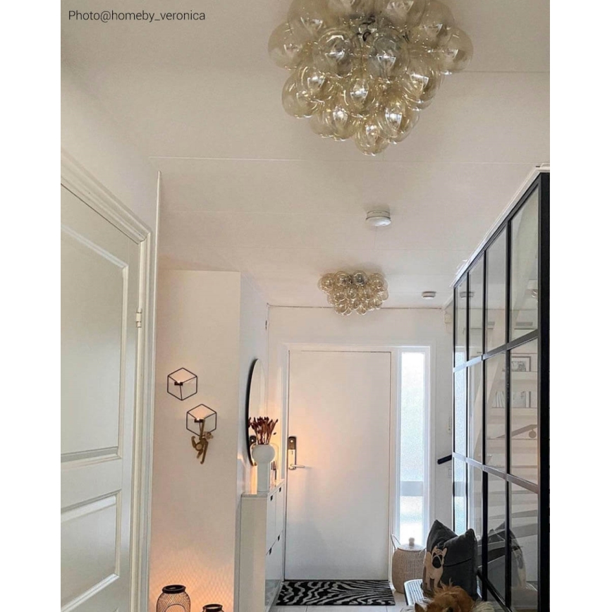 ByRydens - Loftlampe GROSS 6xG9/5W/230V røget/brun diameter 50 cm