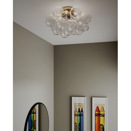 ByRydens - Loftlampe GROSS 6xG9/5W/230V klar glas Ø 50 cm