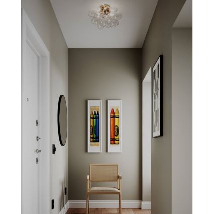 ByRydens - Loftlampe GROSS 6xG9/5W/230V klar glas Ø 50 cm