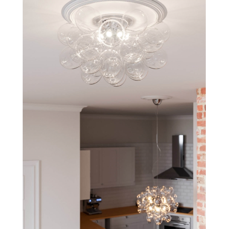 ByRydens - Loftlampe GROSS 6xG9/5W/230V transparent diameter 50 cm