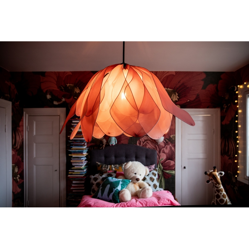 ByRydens - Pendel LOU LOU 1xE27/5W/230V lyserød diameter 80 cm