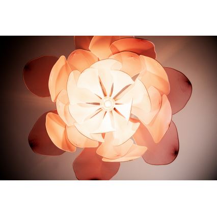 ByRydens - Pendel LOU LOU 1xE27/5W/230V lyserød diameter 80 cm