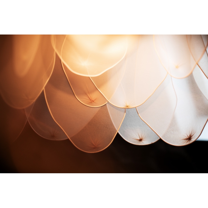 ByRydens - Pendel LOU LOU 1xE27/5W/230V beige diameter 80 cm