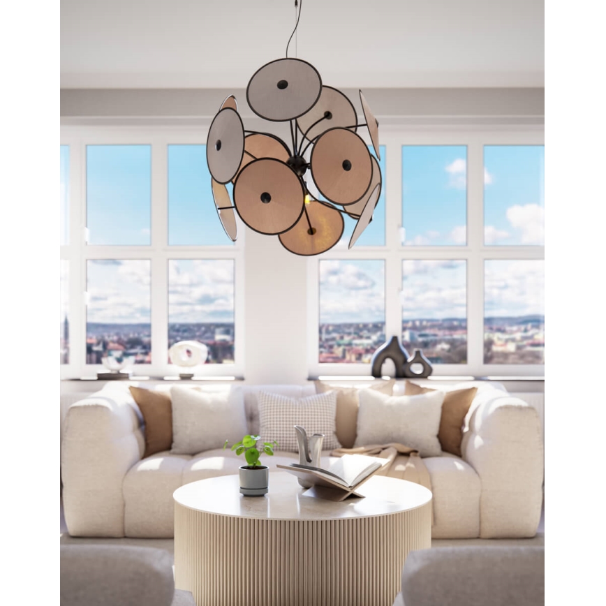 ByRydens - Lysekrone med kabel CAPPELLO 4xE14/5W/230V