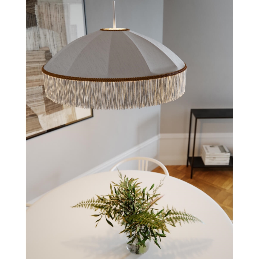 ByRydens - Pendel på ledning FRANCIS 1xE27/5W/230V cremefarvet
