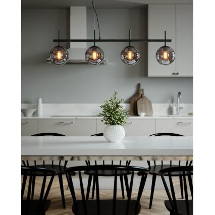 ByRydens - Pendel på wire BOYLE 4xE27/8W/230V