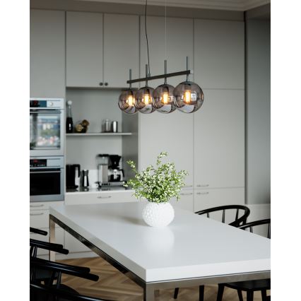 ByRydens - Pendel på wire BOYLE 4xE27/8W/230V