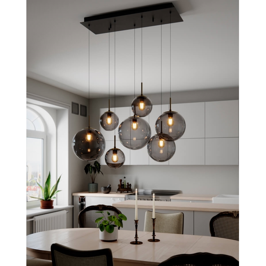 ByRydens - LAURA lysekrone på wire 7xE27/8W/230V