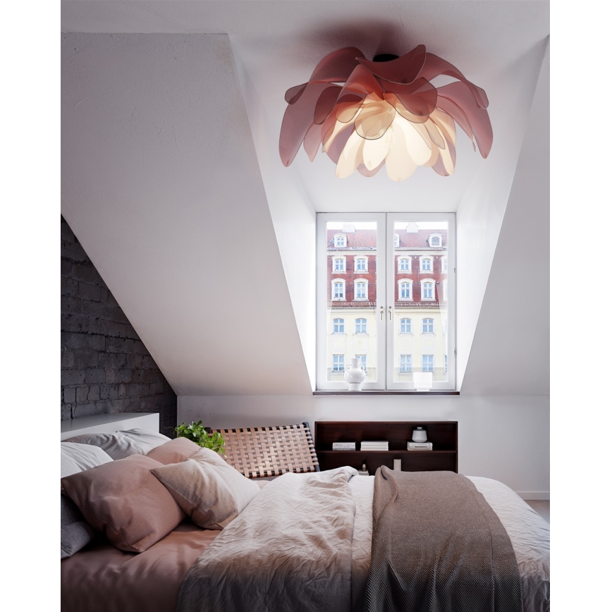 ByRydens - Plafondlampe LOU LOU 1xE27/8W/230V rosa