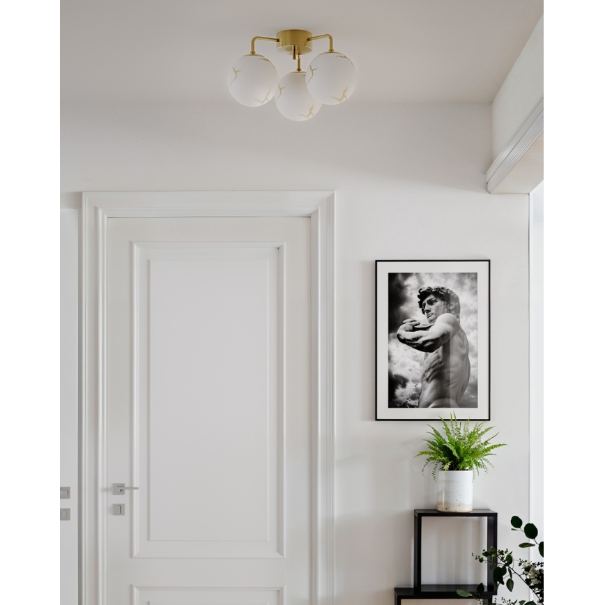 ByRydens - Loftmonteret lysekrone BELLAGIO 3xE27/8W/230V