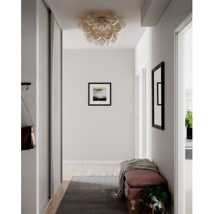 ByRydens - Loftlampe GROSS 6xG9/8W/230V røget/brun pr. 70cm