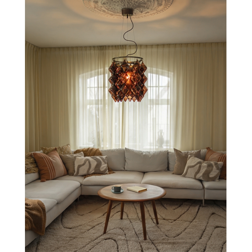 ByRydens - GEMMA pendel på wire 1xE27/5W/230V