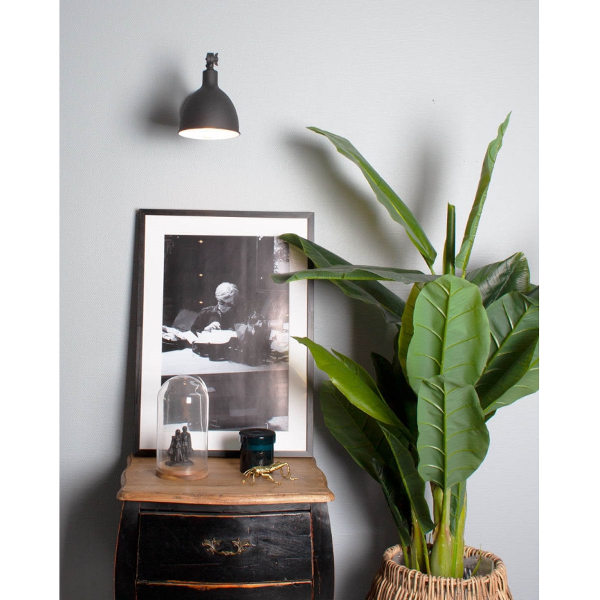 ByRydens - Væglampe BASAR MINI 1xE27/5W/230V sort