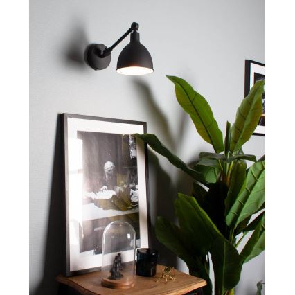 ByRydens - Væglampe BASAR MINI 1xE27/5W/230V sort