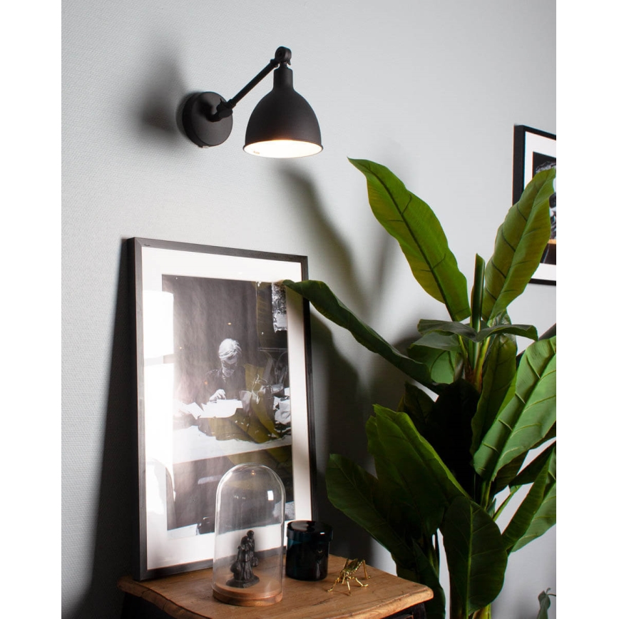 ByRydens - Væglampe BASAR MINI 1xE27/5W/230V sort