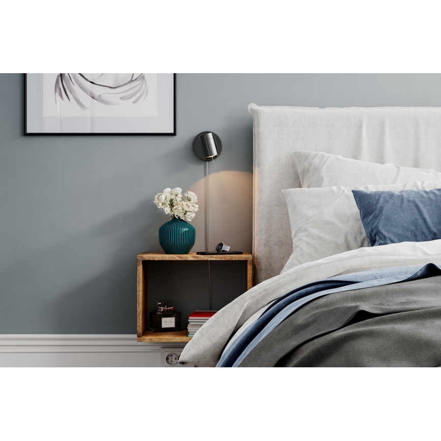 ByRydens - Vægspot dæmpbar CORRECT 1xGU10/7W/230V sort