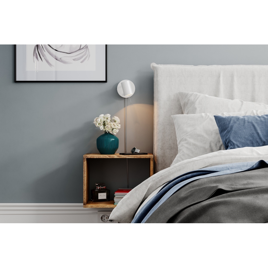 ByRydens - Vægspot dæmpbar CORRECT 1xGU10/7W/230V hvid