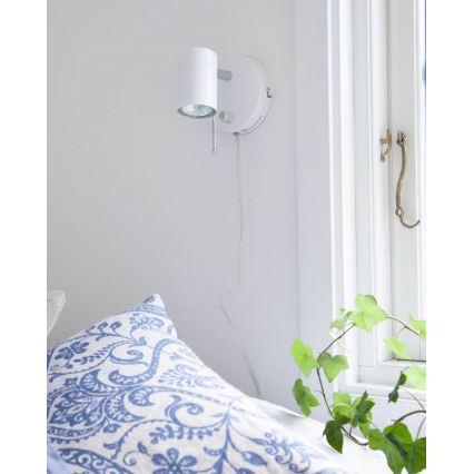 ByRydens - Vægspot dæmpbar CORRECT 1xGU10/7W/230V hvid