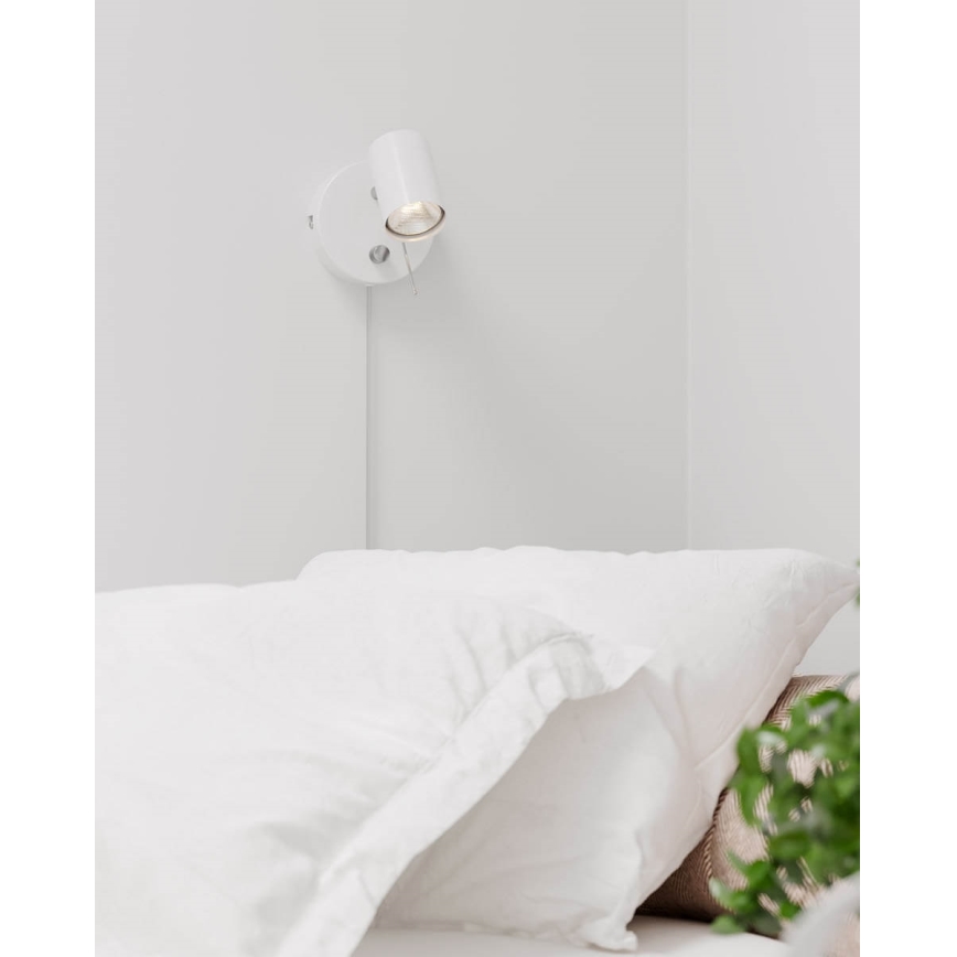 ByRydens - Vægspot dæmpbar CORRECT 1xGU10/7W/230V hvid
