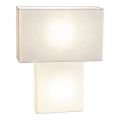 ByRydens - Bordlampe iSQUARE 1xE27/8W/230V hvid