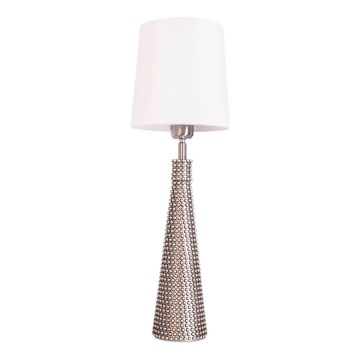 ByRydens - Bordlampe LOFTY 1xE27/5W/230V hvid/sølv