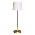 ByRydens - Bordlampe LUMI 1xE27/8W/230V hvid/guld 68,5 cm