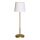 ByRydens - Bordlampe LUMI 1xE27/8W/230V hvid/guld 68,5 cm