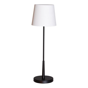 ByRydens - Bordlampe LUMI 1xE27/8W/230V hvid/sort 68,5 cm
