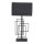 ByRydens - Bordlampe PARAGON 1xE27/5W/230V sort