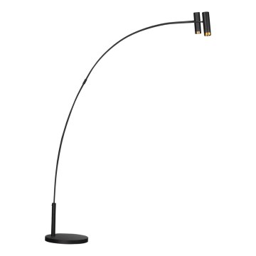ByRydens - Gulvlampe PULS 2xGU10/5W/230V sort