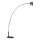 ByRydens - Gulvlampe PULS 2xGU10/5W/230V sort