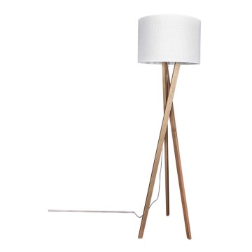 ByRydens - Gulvlampe VEGA 1xE27/5W/230V beige/hvid