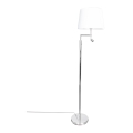 ByRydens - LED Gulvlampe ORLANDO 1xE27/5W/230V + LED/3W hvid/krom blank pr. 36 cm