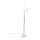 ByRydens - LED gulvlampe ORLANDO 1xE27/5W/230V + LED/3W hvid/skinnende krom diameter 36 cm