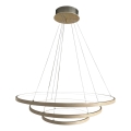 ByRydens - LED-pendel på wire TRIONE LED/45W/230V beige Ø 80 cm