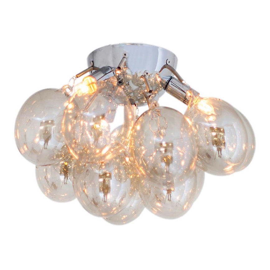 ByRydens - Loftlampe GRANDE 3xG9/4W/230V røget/brun diameter 30 cm