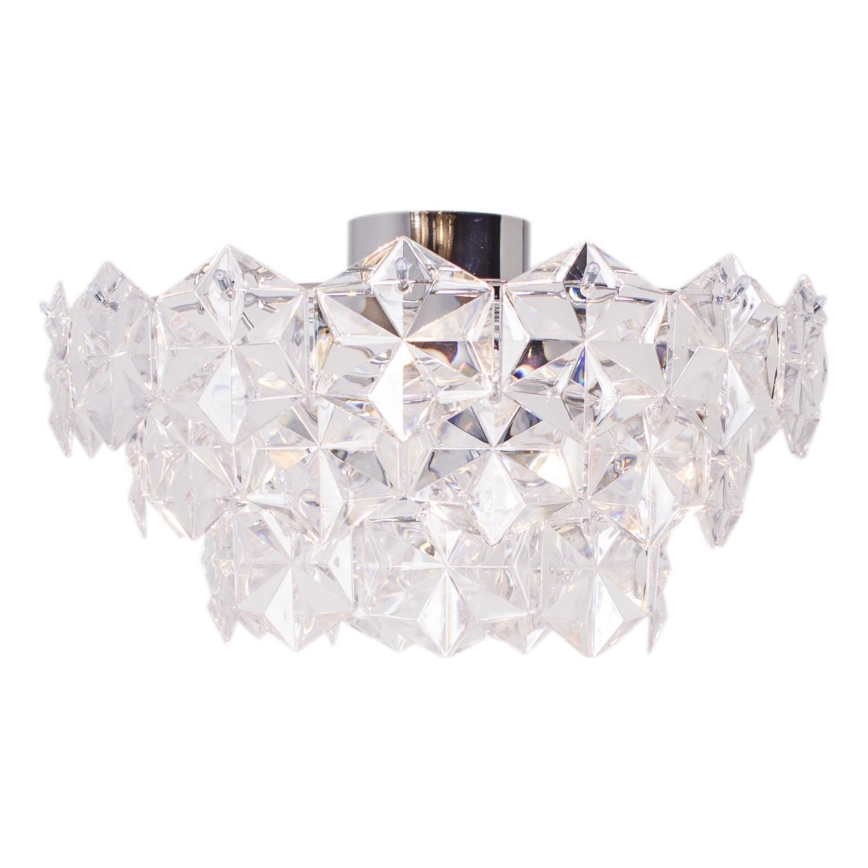 ByRydens - Loftlampe MONARQUE 3xE27/5W/230V transparent diameter 51 cm