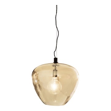 ByRydens - Pendel BELLISSIMO 1xE27/8W/230V røget/brun diameter 40 cm