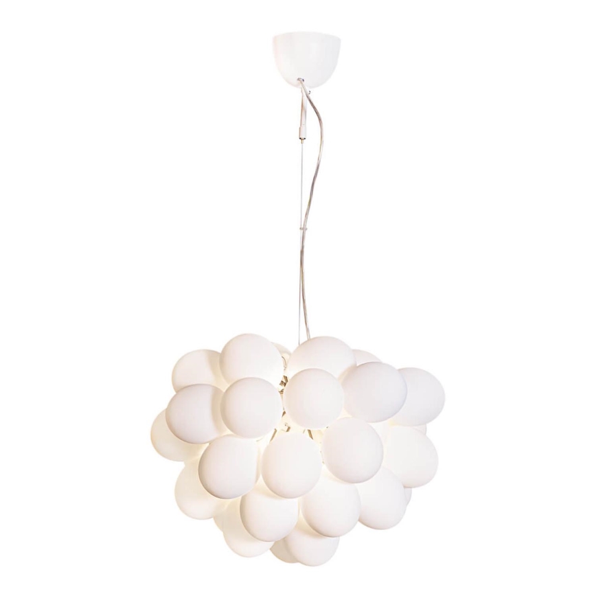 ByRydens - Pendel GROSS 8xG9/4W/230V hvid diameter 50 cm